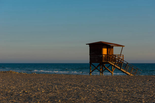 istock Baywatch tower on the beach 958259402