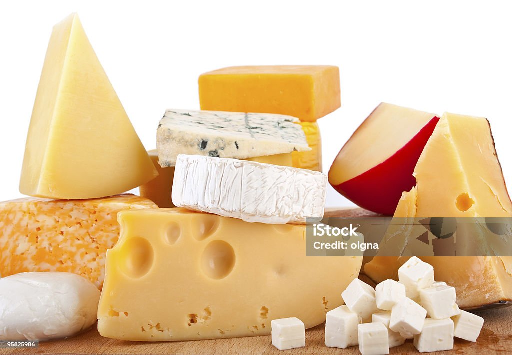 Différents types de fromage - Photo de Fromage libre de droits