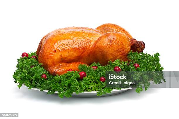 Roasted Holiday Turkey Stock Photo - Download Image Now - Turkey Meat, Christmas, Roast Turkey