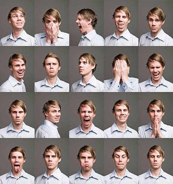 istock Twenty portraits of a man 95826924