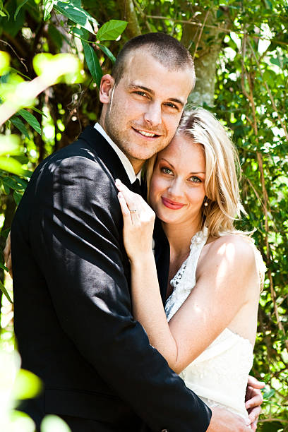 istock Lovely young married couple smiling 95826935