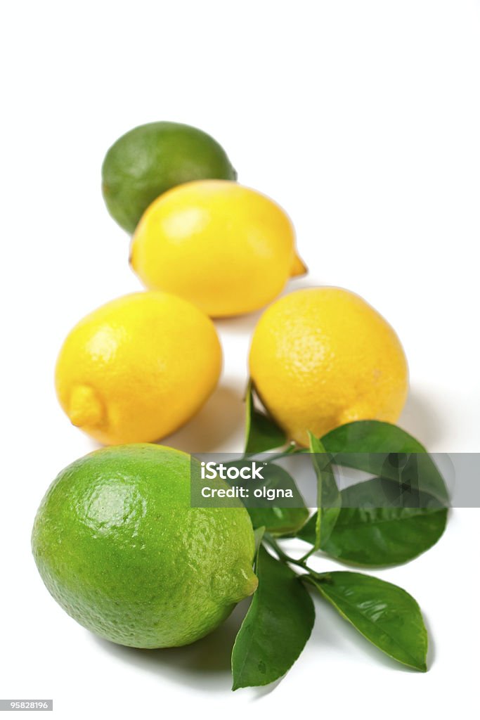 Limonki i cytryny - Zbiór zdjęć royalty-free (Bez ludzi)