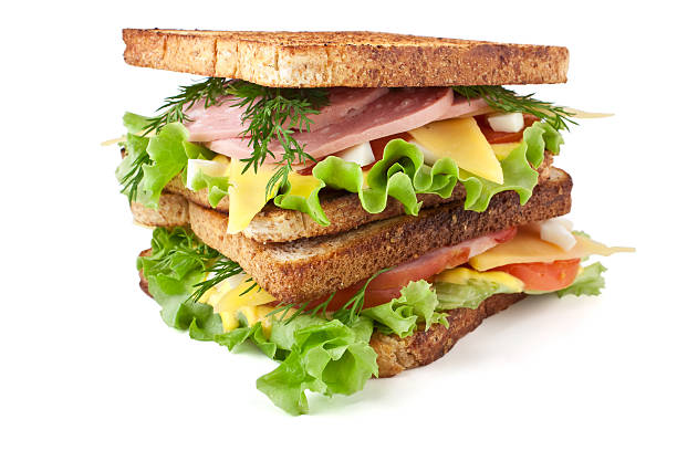 istock meat, lettuce and cheese sandwich on toasted bread 95828424