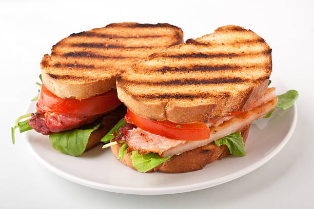 istock Bacon, lettuce and tomato BLT sandwiches 95828456