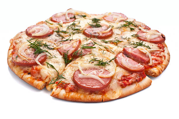 istock sliced sausage and onion pizza 95828725
