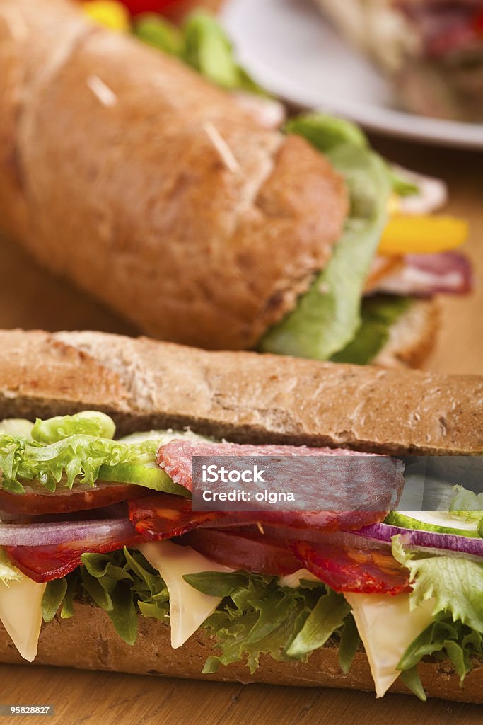 Длинные сэндвичи - Стоковые фото Американская культура роялти-фри