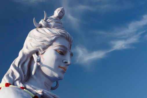 The first Hindu God Shiva - photographed in Rishikesh, Uttaranchal, India.
