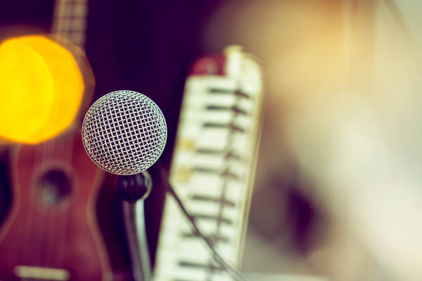 istock Microphones and recording equipment in the studio. 958299430