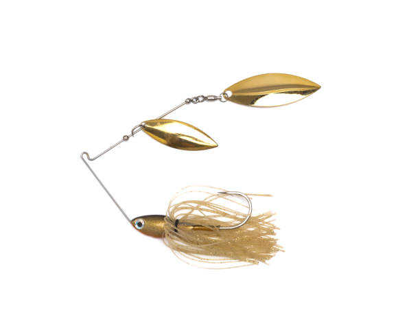 istock Black bass fishing lures 958309282