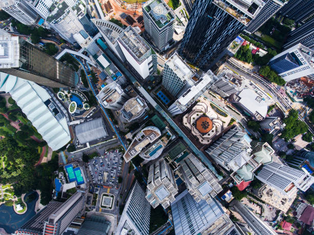 istock Kuala Lumpur skyscrapers from adove view 958316704
