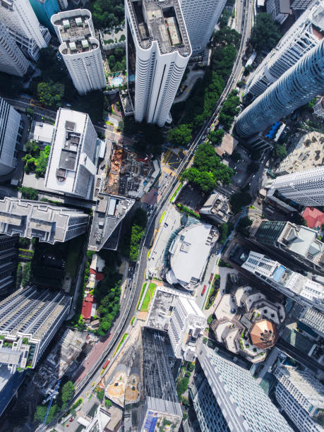 istock Kuala Lumpur skyscrapers from adove view 958316720