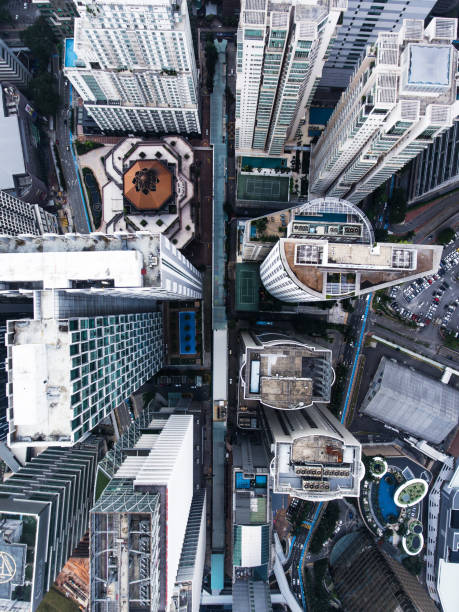 istock Kuala Lumpur skyscrapers from adove view 958316738