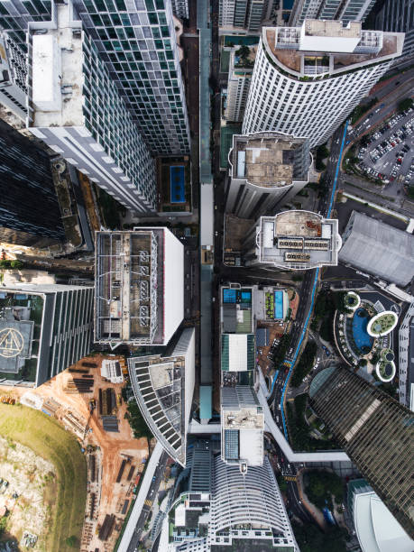istock Kuala Lumpur skyscrapers from adove view 958316742