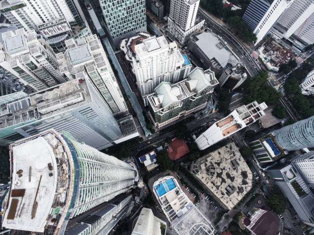 istock Kuala Lumpur skyscrapers from adove view 958317052