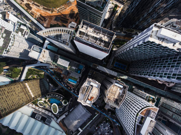 istock Kuala Lumpur skyscrapers from adove view 958317056