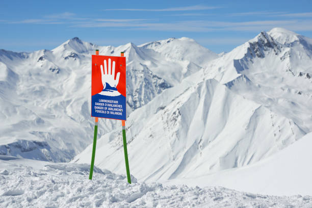 istock warning signs of avalanche on slopes 958335380