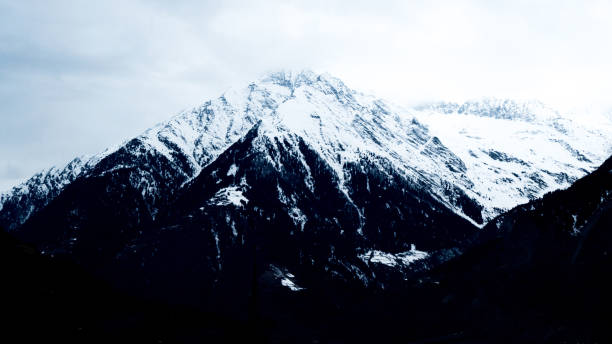 istock Gloomy mountain in the evening (dolomites) 958336160