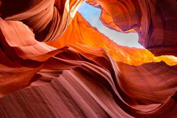 Lower Antelope Canyon Lower Antelope Canyon in the Navajo Reservation near Page, Arizona USA 2590 stock pictures, royalty-free photos & images