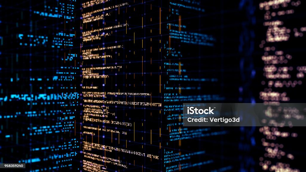 Abstract Program And Code Stock Photo - Download Image Now - Technology ...