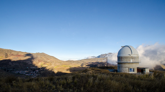 The National Astronomical Observatory of Llano del Hato located on the premises of the town of Apartaderos of the state of Mérida in Venezuela