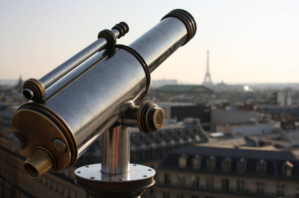istock Telescope with view over Paris, France 958377438