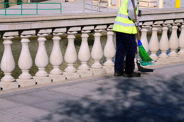 istock Cleaning the street 95837886