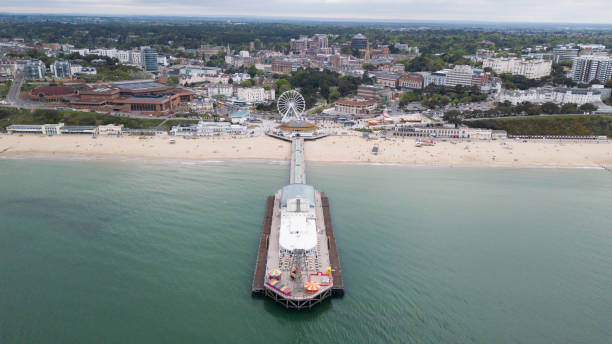 Bournemouth, Panorama This is photo of Bournemouth, Panorama, Dorset, UK bournemouth england photos stock pictures, royalty-free photos & images