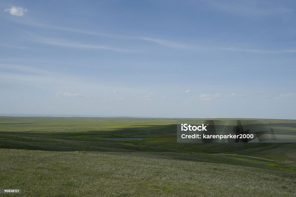 Oglala National Grasslands-Nebraska - Lizenzfrei Ebene Stock-Foto