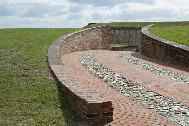 istock Road into Fort Macon State Park in North Carolina 95838227