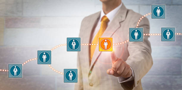 istock Recruiter Selecting Female Talent Via Blockchain 958385002