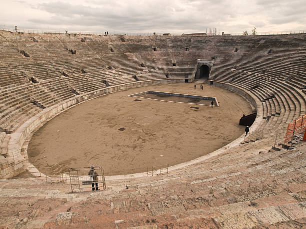 Arena in Verona  inside the colosseum stock pictures, royalty-free photos & images