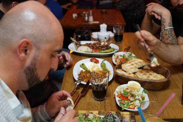 istock Turkish people enjoying a traditional Iftar meal 958396204