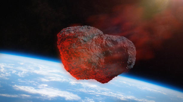 istock Meteor shower, meteorite impact on planet earth 958398914
