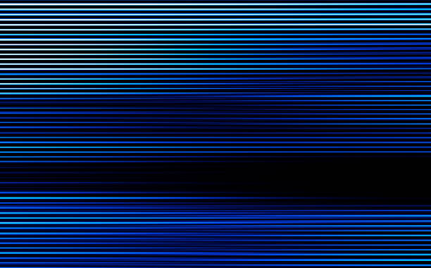 Horizontal blue scanline lines illustration background vector art illustration