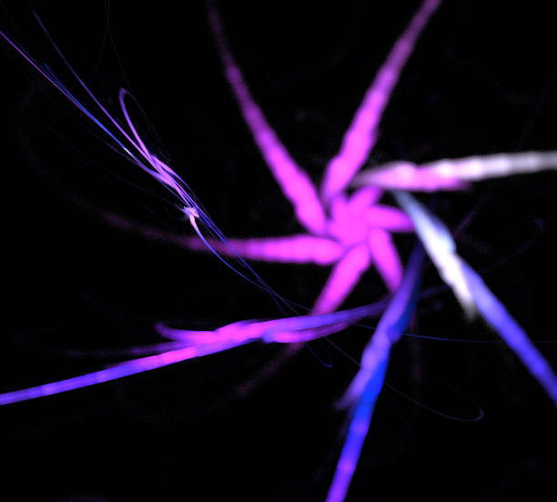 istock image of one Digital Fractal on Black Color 958400944