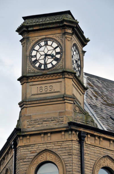 istock old clock on a stone tower in hebden bridge west yorkshire 958412634