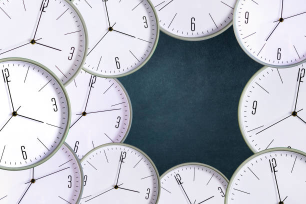 istock Clock on a dark background. Concept lack of time. Accuracy. lateness. 958415874
