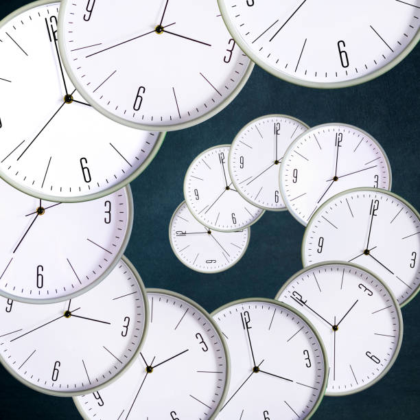 istock Clock on a dark background. Concept lack of time. Accuracy. lateness. 958416292