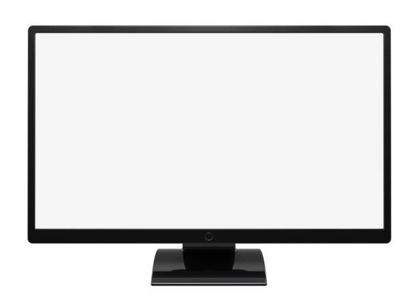 istock Display computer monitor flat screen wide blank empty LCD TV 958416810