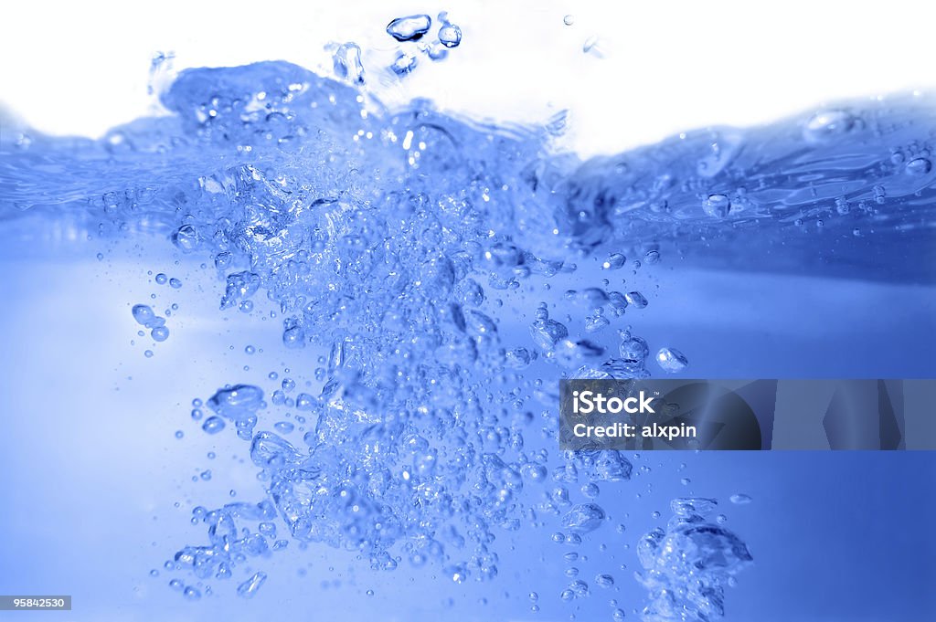 Wave blue - Lizenzfrei Abstrakt Stock-Foto