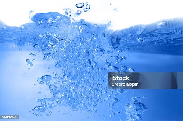 Wave Blue Stockfoto und mehr Bilder von Abstrakt - Abstrakt, Blase - Physikalischer Zustand, Blau