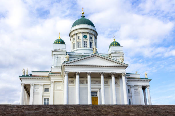 istock Helsinki cathedral on a sunny and cloudy Spring Day 958432840