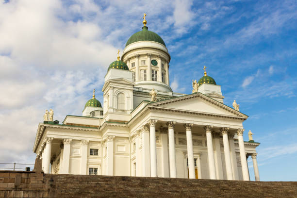 istock Helsinki cathedral on a sunny and cloudy Spring Day 958432842