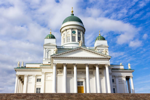 istock Helsinki cathedral on a sunny and cloudy Spring Day 958432846