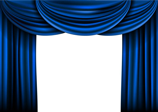 Background  curtain stage. Background  curtain stage. Vector illustration. stage curtain stock illustrations