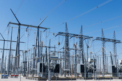 Dangerous High Voltage Electrical Power Substation XIII