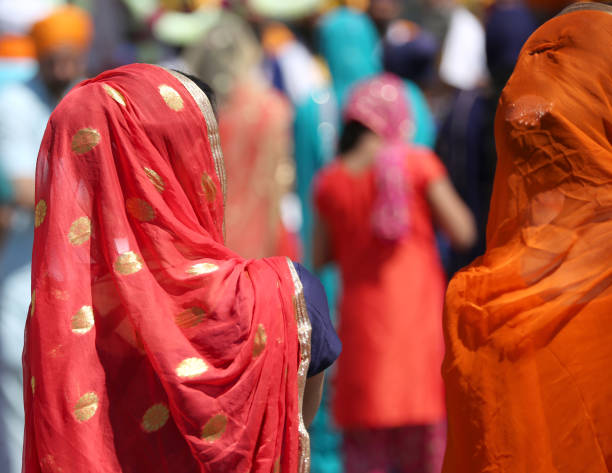 istock two Sikh women with a veil on their head 958447522