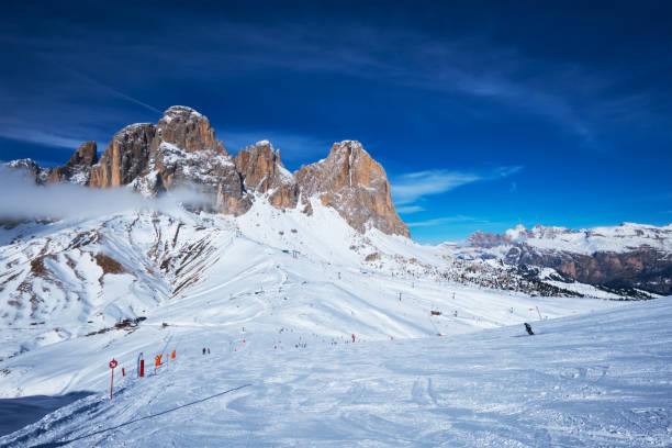 istock Ski resort in Dolomites, Italy 958450120