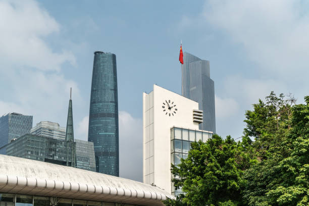 Modern metropolis skyline,guangzhou, China,