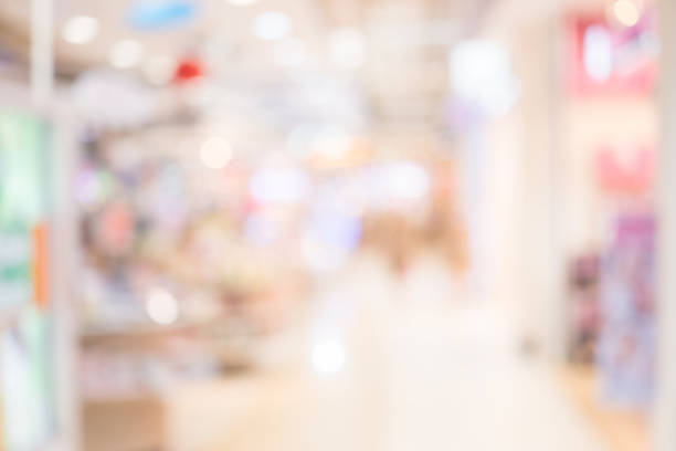 istock Abstract blur background image of shopping mall 958466116